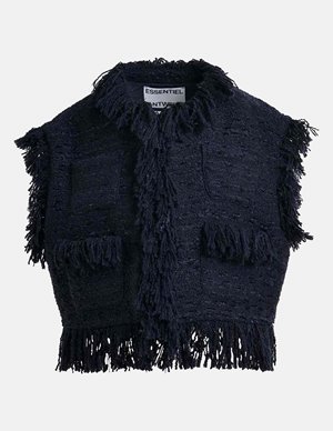Essentiel Antwerp ishani gilet - navy back