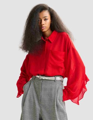 Essentiel Antwerp ifire shirt - red