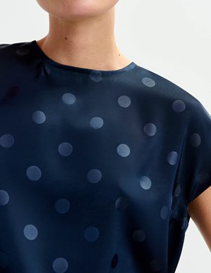 Essentiel Antwerp ishirt top - navy detail