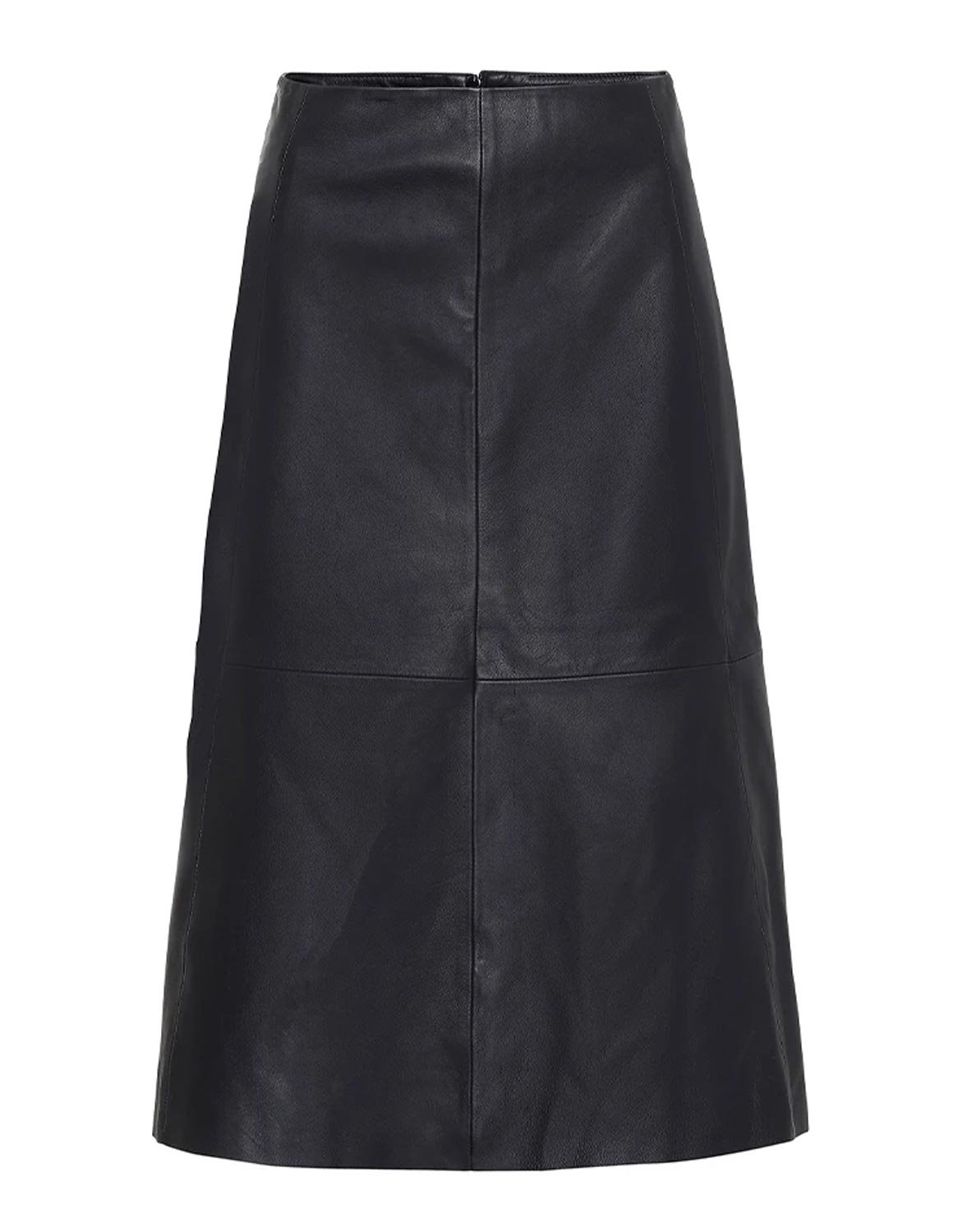 2nd Day Marvin Leather Skirt (Black) - Feather & Stitch