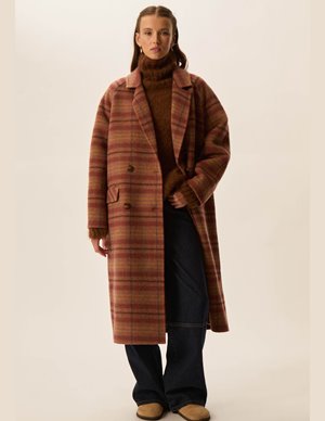 Des Petits Hauts yamanon coat - check