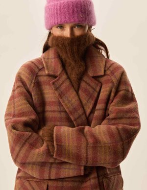 Des Petits Hauts yamanon coat - check model