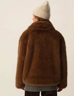 Des Petits Hauts ybou coat - mocha model