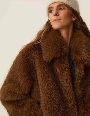 Des Petits Hauts ybou coat - mocha back