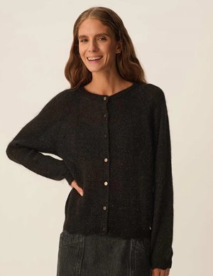 Des Petits Hauts binette cardigan - black model