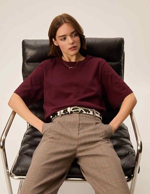 Des Petits Hauts martino belt - cow print back