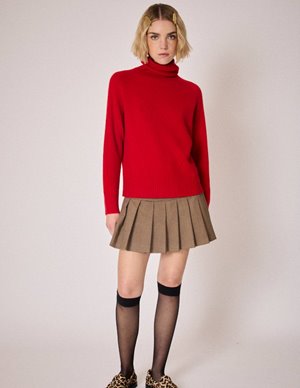 Absolut Cashmere sylviana jumper - poppy side