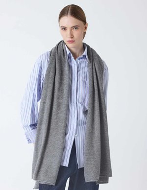 Absolut Cashmere infinity scarf - grey