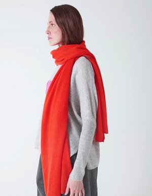 Absolut Cashmere infinity scarf - poppy back