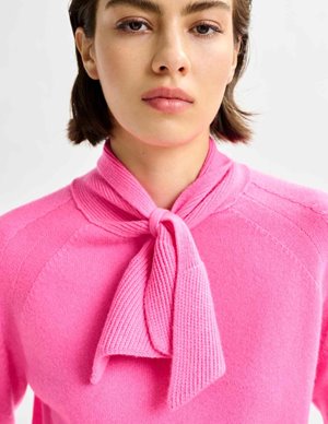 Essentiel Antwerp invited jumper - pink detail