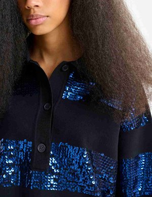 Essentiel Antwerp illuminati shirt - navy model