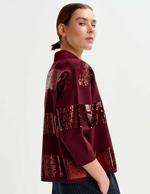 Essentiel Antwerp illuminati shirt - mauve detail