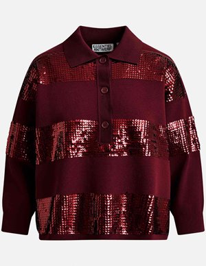 Essentiel Antwerp illuminati shirt - mauve back
