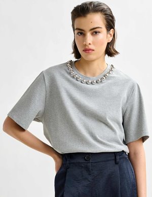 Essentiel Antwerp intenso t - shirt - grey