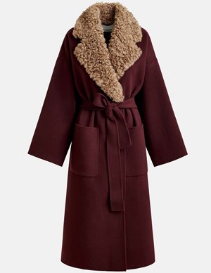 Essentiel Antwerp irno coat - mauve back