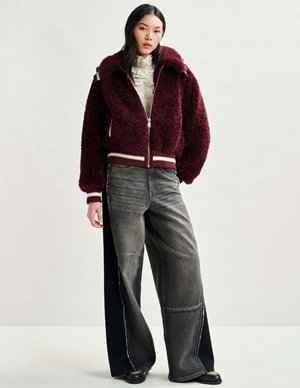 Essentiel Antwerp iwill jacket - mauve side