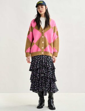 Essentiel Antwerp iwho cardigan - pink detail