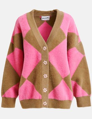 Essentiel Antwerp iwho cardigan - pink back