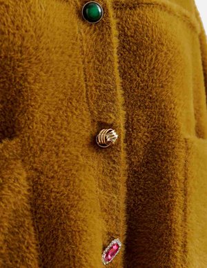 Essentiel Antwerp intention jacket - tan model