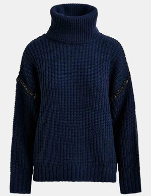 Essentiel Antwerp indsay jumper - navy side