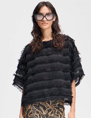 Munthe lipona top - black