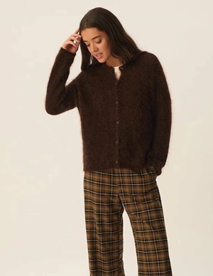 Des Petits Hauts bea cardigan - coffee back