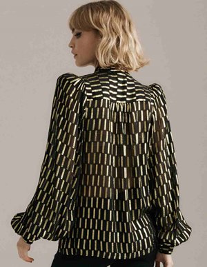 Queens of Archive foxy blouse - black model