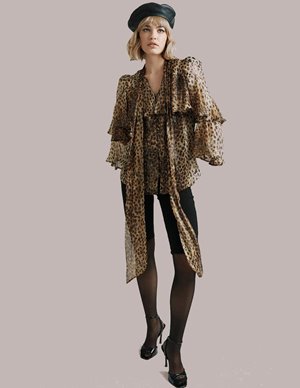 Queens of Archive bea blouse - animal print side