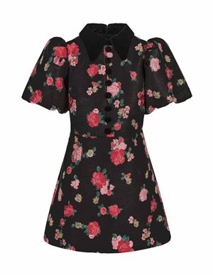 Queens of Archive rosie dress - black back