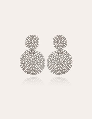 Gas Bijoux onde gourmette earrings small - silver