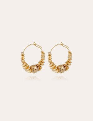 Gas Bijoux aloha hoop earrings mini - gold