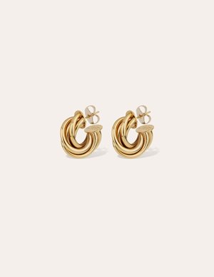 Gas Bijoux atik hoop earrings mini - gold