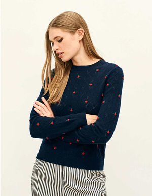 Jumper 1234 fancy crew - navy