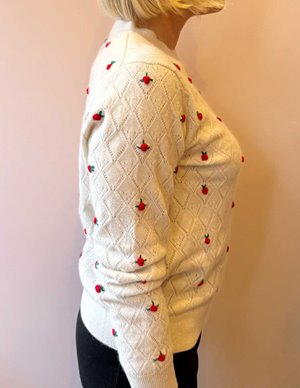 Jumper 1234 fancy crew - limestone side