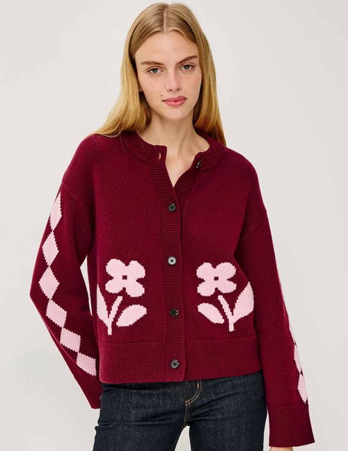 Rails Mavie cardigan - garnet