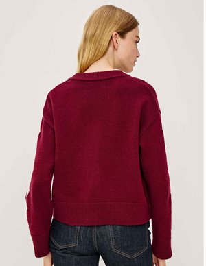 Rails mavie cardigan - garnet model
