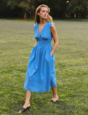Rails roxanne dress - harbor blue