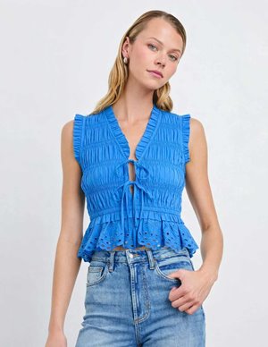 Rails martine top - blue