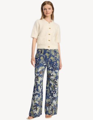 Munthe locca cardigan - ivory detail