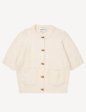 Munthe locca cardigan - ivory back