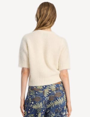 Munthe locca cardigan - ivory model