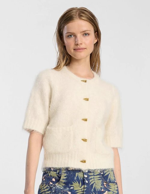 Munthe Locca cardigan - ivory