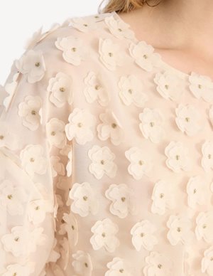 Munthe bossi top - cream detail