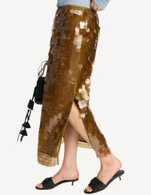 Munthe bomi skirt - gold side
