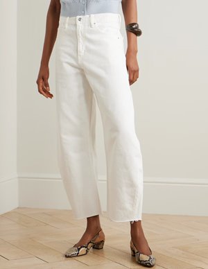 Frame Jeans the bubble crop jean - white