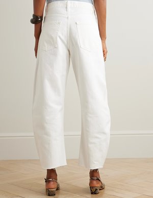 Frame Jeans the bubble crop jean - white back
