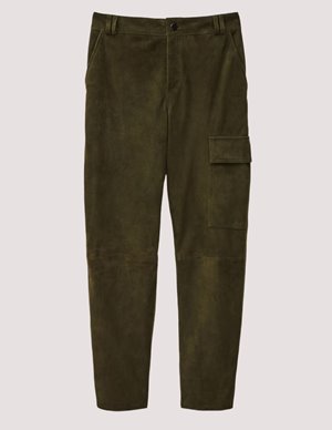 ba&sh sita trousers - kaki back