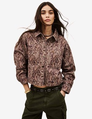 ba&sh tullia jacket - prune