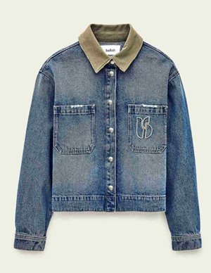 ba&sh vigilio jacket - blue back