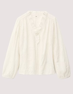 ba&sh petty blouse - ecru back